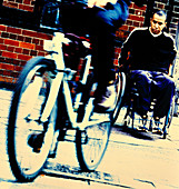 Disabled man