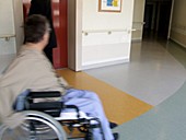 Man in a wheelchair