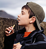 Boy with cigarettes