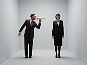 Office bullying,conceptual image