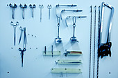 Instruments for autopsy examinations