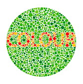 Colour blindness test