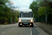 Ambulance in a road