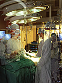 Surgeons in theatre