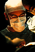 Surgeon's face