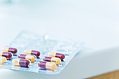 Amoxicillin antibiotic pills