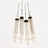 Four syringes