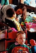 Muscular dystrophy: playgroup therapy for children