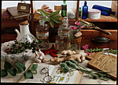 Culpeper's Herbal book and herbs
