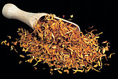 Dried marigold petals