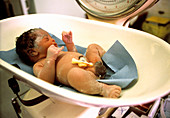 Baby weighing