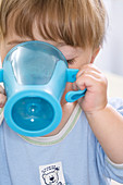 Toddler drinking