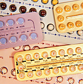 Variety of oral contraceptive pills