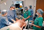 Surgical training with patient simulator