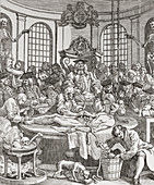 Reward of Cruelty,an engraving by William Hogarth