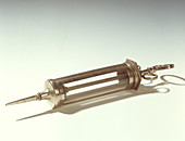 Historical cleaning syringe