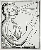 Illustration from De Homine by Rene Descartes