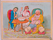 Punch cures the Gout.. caricature by Gillray