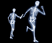 Relay runners,X-ray artwork