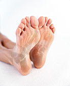 Human feet