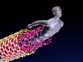 Nanotube technology,conceptual artwork