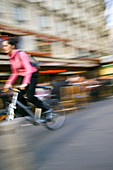 Woman cycling