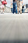 Pedestrians on the Millennium Footbridge