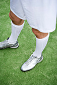 Footballer's legs