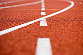 Athletics race track markings