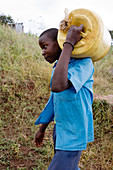 Carrying water,Kenya
