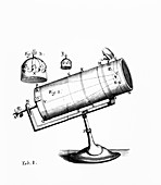 Isaac Newton's design for a reflecting telescope
