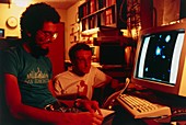 Astronomers at work at Kitt Peak Observatory