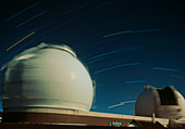 Keck I and II observatories on Mauna Kea,Hawaii