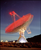 Cosmic microwave telescope,Owens Valley,Calif