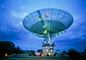 Evening view of Parkes radio telescope,Australia