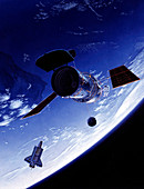 Hubble Space Telescope,artwork