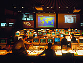 View of ROSAT satellite control room
