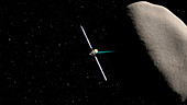 Dawn spacecraft at Ceres,artwork