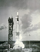Launch of the Mariner 4 mission to Mars
