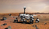 Mars Science Laboratory rover,artwork