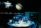 Voyager 1 mission control during Saturn encounter