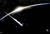 Space art: Meteor