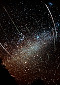Leonid meteors