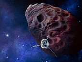 Galileo passing an asteroid