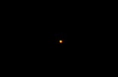 Venus disc seen through a small telescope