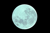 View of the full moon