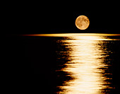 Moonrise,Haro Strait Vancouver