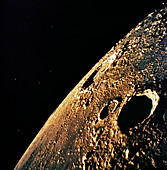 Apollo 12 photo of lunar horizon