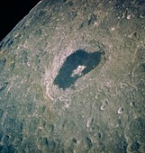 Crater Tsiolkovsky (lunar far side) from Apollo 13