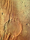 Martian crater,Acheron Fossae